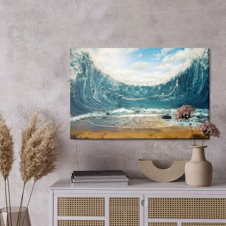 Canvastavla - Abstract sea