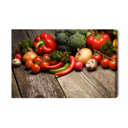 Canvastavla - Vegetables for lunch