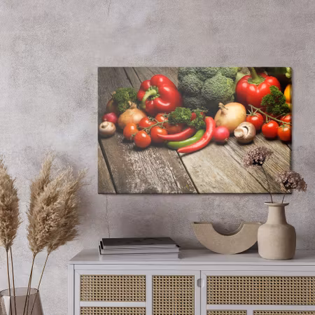 Canvastavla - Vegetables for lunch