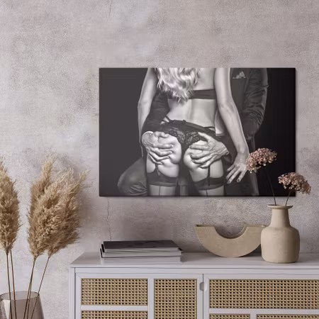 Canvastavla - Couple in sexy pose