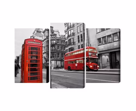 Canvastavla - Vintage american car in cuba