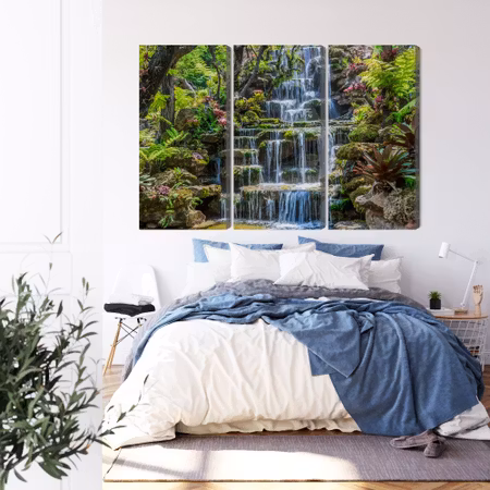 Canvastavla - Thai waterfall