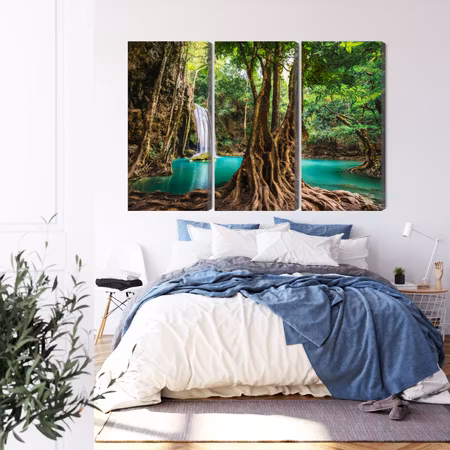 Canvastavla - Erawan waterfalls