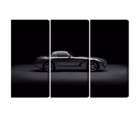 Canvastavla - Sports car on a dark background