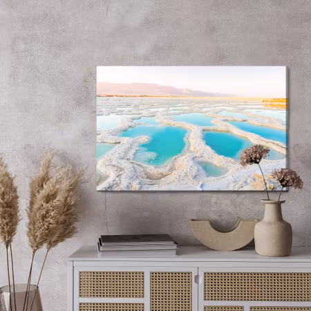 Canvastavla - Salty shore of the sea