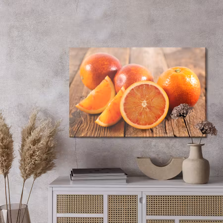 Canvastavla - Red oranges