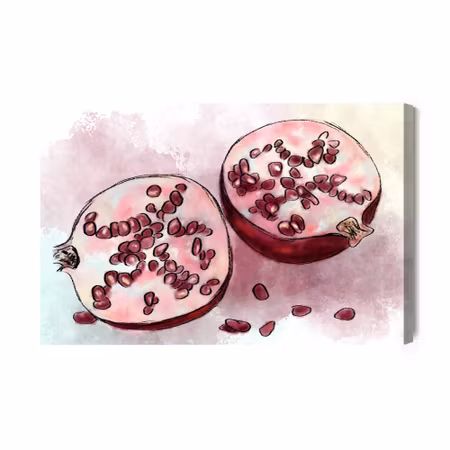 Canvastavla - Watercolor grenades