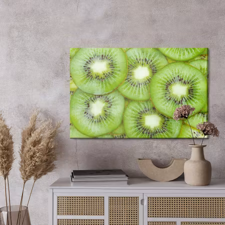 Canvastavla - Kiwi close up