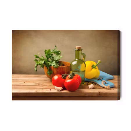 Canvastavla - Tomatoes with spices