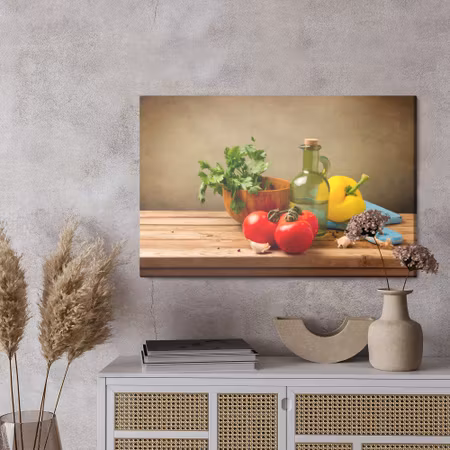 Canvastavla - Tomatoes with spices