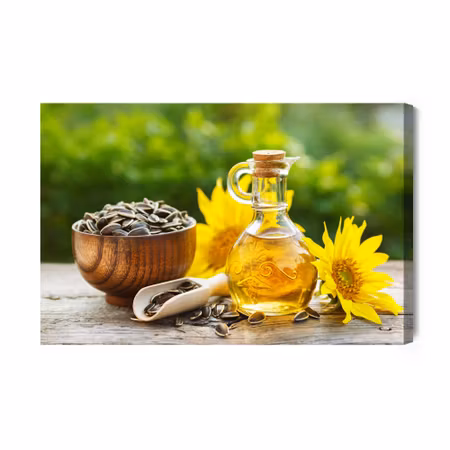 Canvastavla - Natural sunflower oil