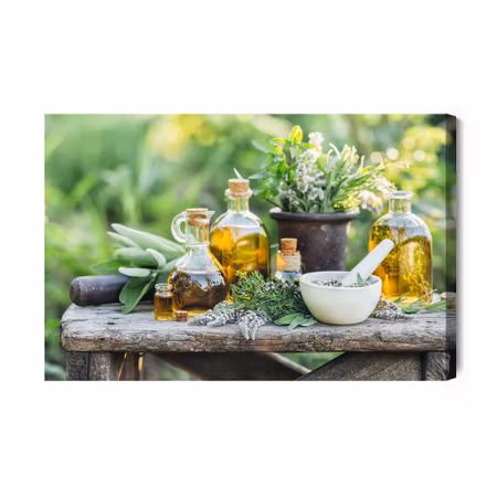 Canvastavla - Natural oils with herbs