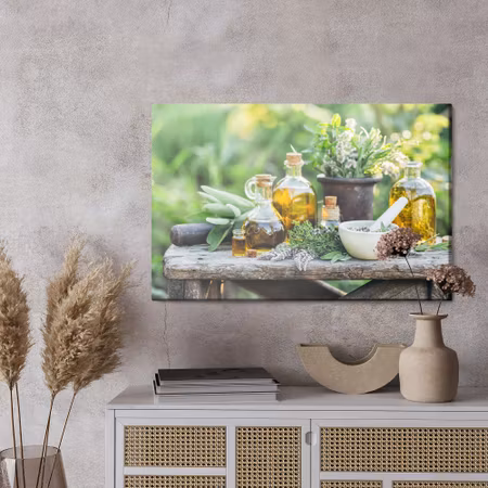 Canvastavla - Natural oils with herbs