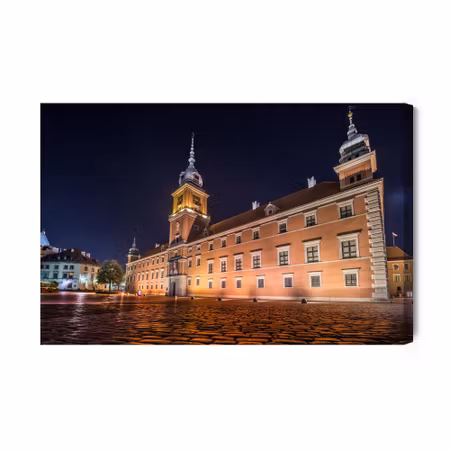 Canvastavla - Royal castle in warsaw