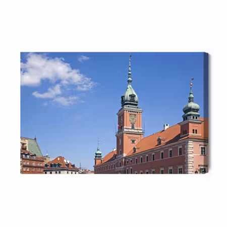 Canvastavla - Warsaw on a sunny day