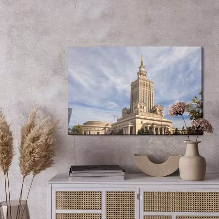 Canvastavla - Buildings in the center of warsaw