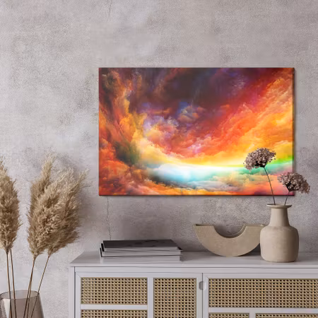 Canvastavla - The abstract colors of the sky