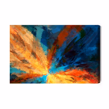 Canvastavla - Abstract color variation