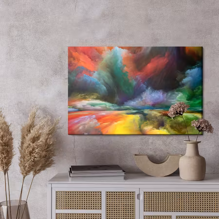 Canvastavla - Colorful abstract road