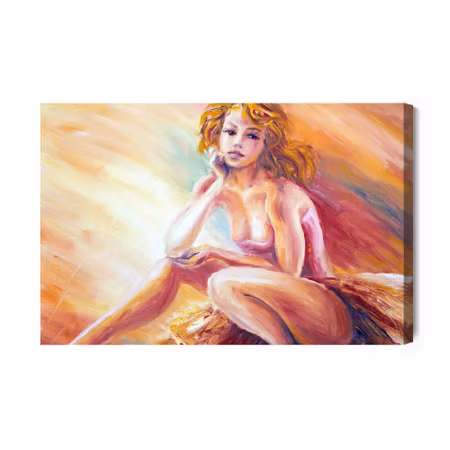 Canvastavla - Painted dancer