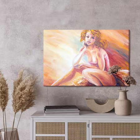 Canvastavla - Painted dancer