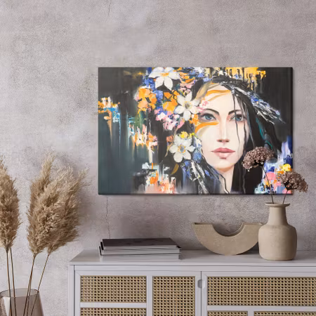 Canvastavla - Portrait of a dryad