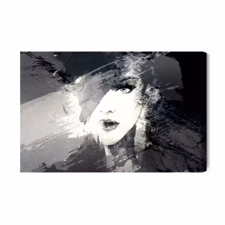 Canvastavla - Woman&#039;s face in an abstract form