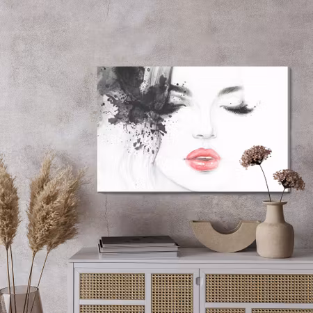 Canvastavla - Female abstract face