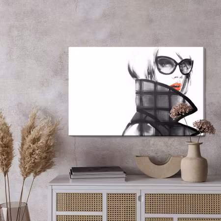 Canvastavla - Stylish female portrait