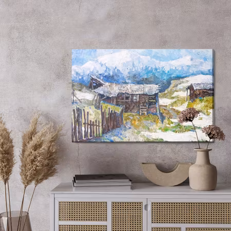 Canvastavla - Old huts in the mountains