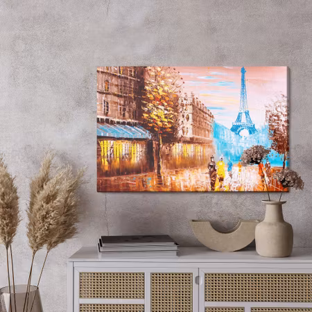 Canvastavla - An abstract view of paris