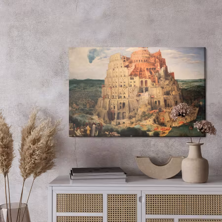 Canvastavla - Pieter bruegel the tower of babel