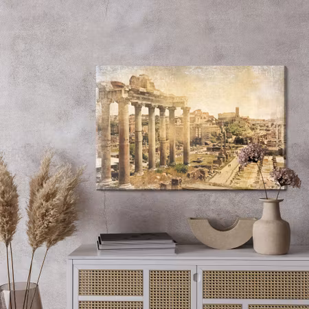 Canvastavla - Roman forum