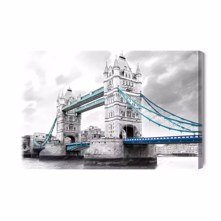 Canvastavla - Sketch of tower bridge