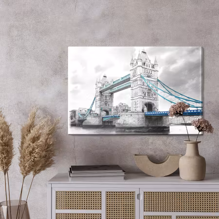 Canvastavla - Sketch of tower bridge