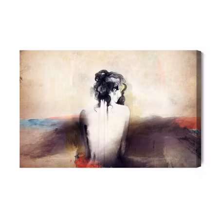 Canvastavla - Abstract women’s portrait