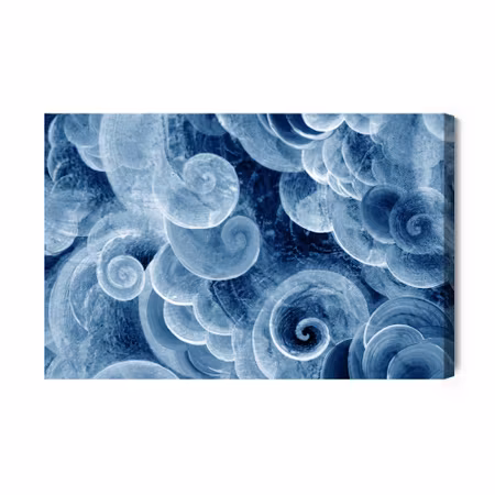 Canvastavla - Abstract agitated waves