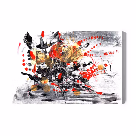 Canvastavla - Chaotic abstraction