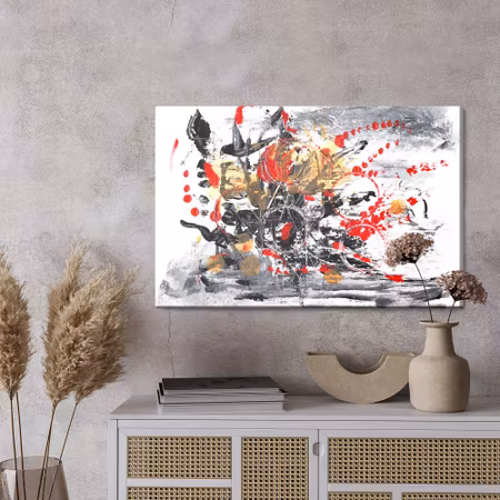 Canvastavla - Chaotic abstraction