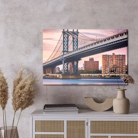 Canvastavla - Manhattan bridge in london