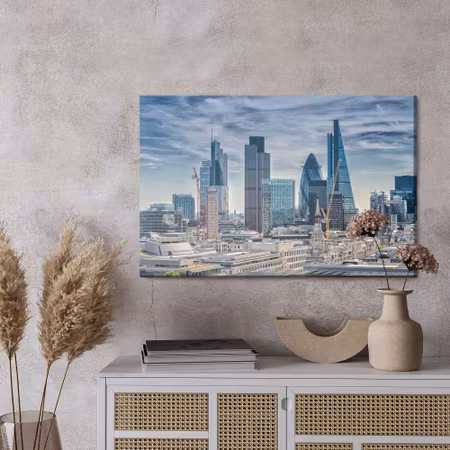 Canvastavla - Of london skyscrapers