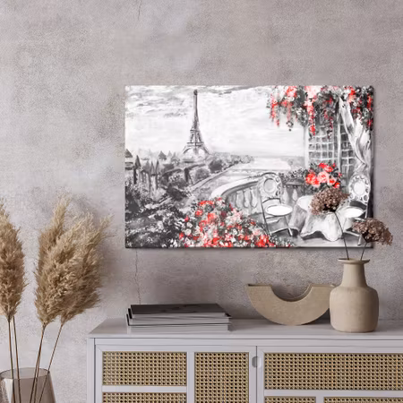 Canvastavla - Cafe in paris