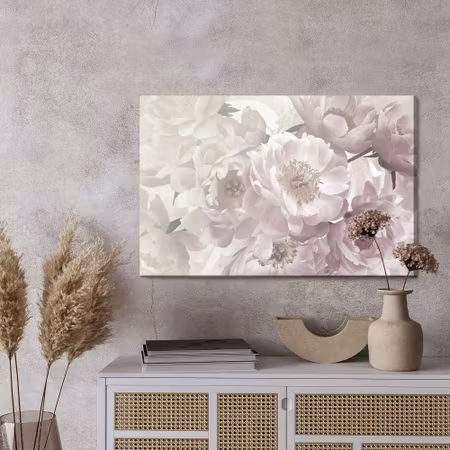 Canvastavla - Nature with peony roses