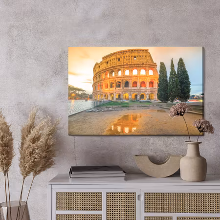 Canvastavla - Amphitheater in rome