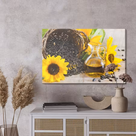 Canvastavla - Sunflower seeds and oil