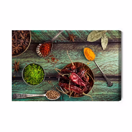 Canvastavla - Oriental spices