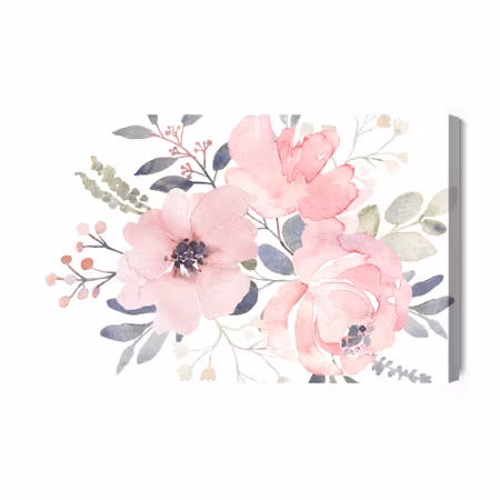 Canvastavla - Rose flowers in pastel colors