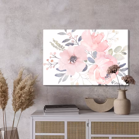 Canvastavla - Rose flowers in pastel colors