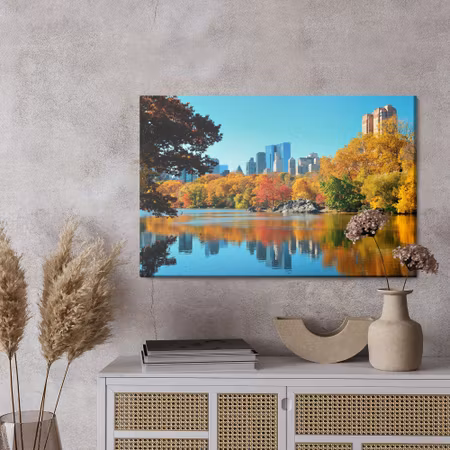 Canvastavla - Central park in the fall