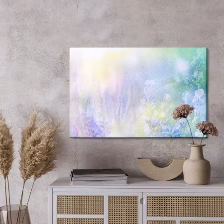 Canvastavla - Lavender painted with watercolor